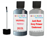 Vauxhall Frontera Premium Blue Code 293/25L Anti rust primer protective paint