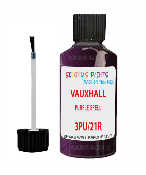 Vauxhall Meriva Purple Spell Code 3Pu/21R Touch Up Paint