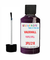 Vauxhall Corsa Purple Spell Code 3Pu/21R Touch Up Paint