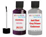 Vauxhall Corsa Purple Spell Code 3Pu/21R Anti rust primer protective paint