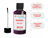 paint code location Vauxhall Meriva Purple Spell Code 3Pu/21R