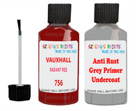 Vauxhall Monterey Radiant Red (2C)(Mont./Cam.) Code 756 Anti rust primer protective paint