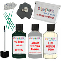 Paint Stone Chip Scratch Repair For Vauxhall Monterey Ranger Green Code 880/33U