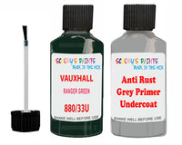 Vauxhall Monterey Ranger Green Code 880/33U Anti rust primer protective paint