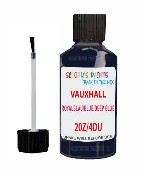 Vauxhall Cabrio Royalblau/Blue/Deep Blue Code 20Z/4Du Touch Up Paint