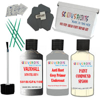 Paint Stone Chip Scratch Repair For Vauxhall Crossland Satin Steel Grey 4 Code 501B/Gf6/10B