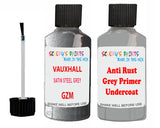 Vauxhall Crossland Satin Steel Grey Code Gzm Anti rust primer protective paint