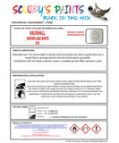 Touch Up Paint Instructions for use Vauxhall Antara Snowflake White Code Gyn