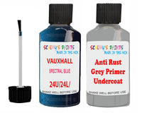 Vauxhall Astra Spectral Blue Code 24U/24L/270 Anti rust primer protective paint