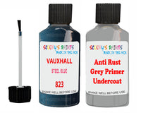 Vauxhall Campo Steel Blue Code 823 Anti rust primer protective paint