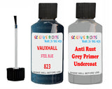 Vauxhall Campo Steel Blue Code 823 Anti rust primer protective paint