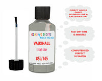 paint code location Vauxhall Combo Stone Gray Code 85L/145