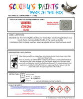Touch Up Paint Instructions for use Vauxhall Combo Stone Gray Code 85L/145