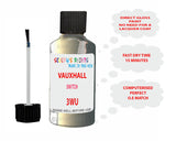 paint code location Vauxhall Astra Switch Code 3Wu