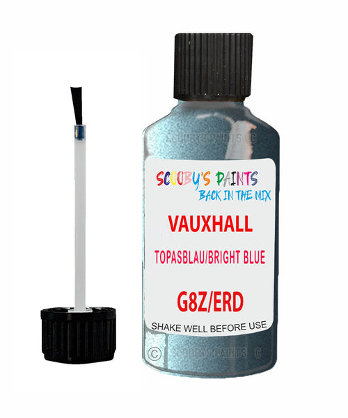 Vauxhall Crossland Topasblau/Bright Blue Code G8Z/Erd Touch Up Paint