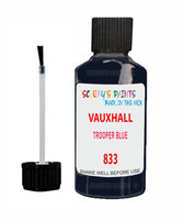 Vauxhall Campo Trooper Blue Code 833 Touch Up Paint