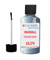 Vauxhall Kadett Turquoise/Tuerkis Code 32L/274 Touch Up Paint