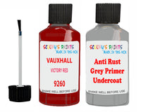 Vauxhall Astra Victory Red Code 9260 Anti rust primer protective paint