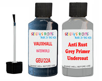 Vauxhall Antara Ozeanblau/Waterworld Code Geu/22A Anti rust primer protective paint