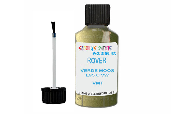 Mixed Paint For Rover Maestro, Verde Moos L95 C Vw, Touch Up, Vmt