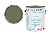 Mixed Paint For Austin Metro, Verde Moosgruen Db860 Mercedes, Code: Gmt, Green