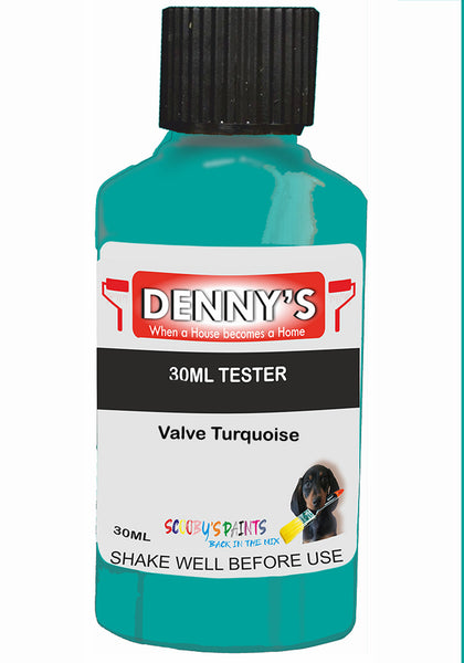 Denny's Chalk Paint For Furniture Colour- Classic Calm Heritage Turquoise - Matte Scuffproof Refresh