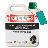 Denny's Stain Paint For Sheds Colour- Valve Turquoise - Weatherproof Uv-Safe Nourish