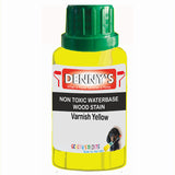 Denny's Stain Paint For Fences Colour- Varnish Yellow - Weatherproof Uv-Safe Protect