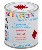 Paint Mixed Vauxhall Mokka X Absolute Red Gg2/497B Cellulose Car Spray Paint