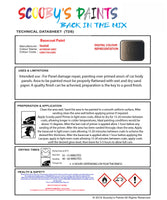 Cellulose Ready For Use Paint for VAUXHALL ZAFIRA ASTEROID GREY Paint code: 169V/190/GWH Easy Use Original Paint Cellulose Spray Gun Paint