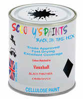 Paint Mixed Vauxhall Insignia Black Panther Om8/Svo Cellulose Car Spray Paint
