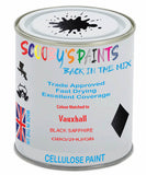 Paint Mixed Vauxhall Insignia Black Sapphire 20R/2Hu/Gbg Cellulose Car Spray Paint