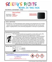 Cellulose Ready For Use Paint for VAUXHALL ZAFIRA CARBON FLASH Paint code: 01Q/19F/22C Easy Use Original Paint Cellulose Spray Gun Paint