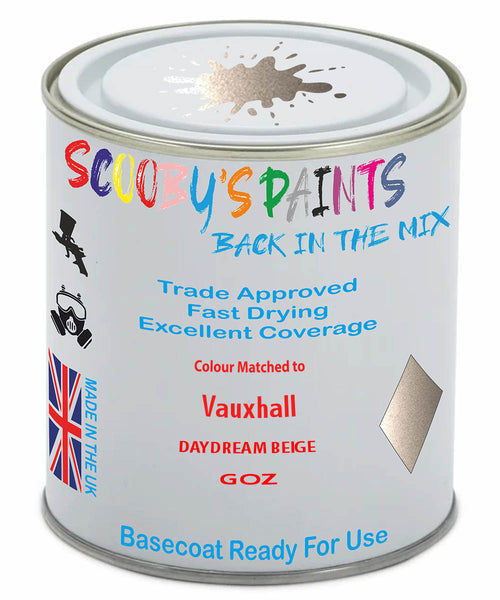 Paint Mixed Vauxhall Antara Daydream Beige Goz Basecoat Car Spray Paint