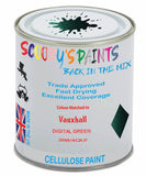 Paint Mixed Vauxhall Corsa Digital Green 398/4Qu Cellulose Car Spray Paint