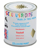 Paint Mixed Vauxhall Meriva Green Tea 30E/4Ru Cellulose Car Spray Paint