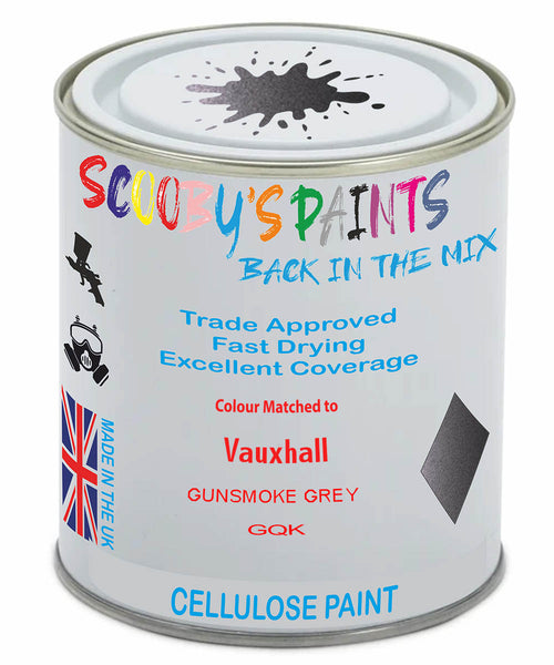 Paint Mixed Vauxhall Antara Gunsmoke Grey Gqk Cellulose Car Spray Paint