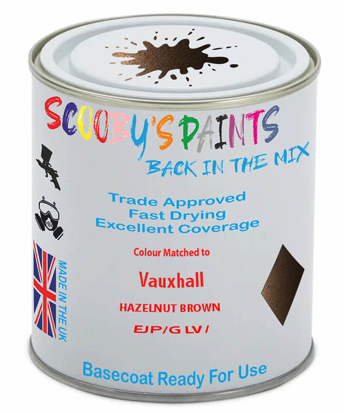 Paint Mixed Vauxhall Combo Hazelnut Brown Ejp/Glv Basecoat Car Spray Paint