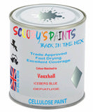 Paint Mixed Vauxhall Tigra Iceberg Blue 21Y/Atu/Gep Cellulose Car Spray Paint