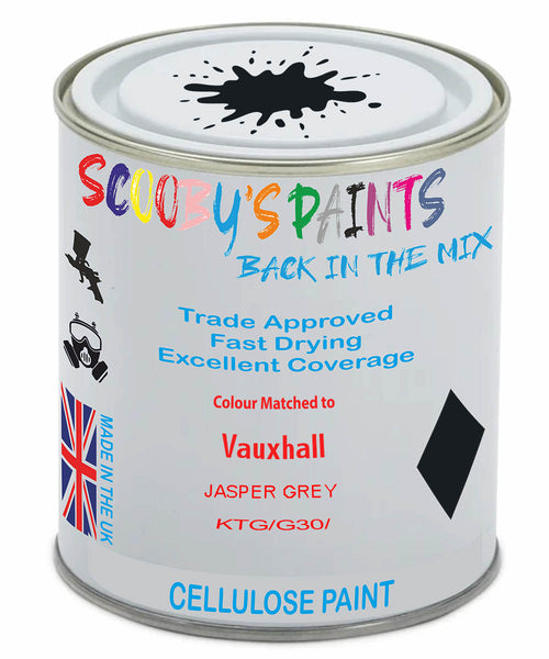 Paint Mixed Vauxhall Grandland X Jasper Grey Ktg/G30 Cellulose Car Spray Paint
