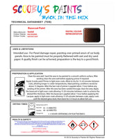 Basecoat Ready For Use Paint for VAUXHALL ZAFIRA MACADAMIA Paint code: 41C/85T/GOP Easy Use Original Paint Basecoat Spray Gun Paint