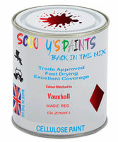 Paint Mixed Vauxhall Astra Magic Red Glz/50F Cellulose Car Spray Paint