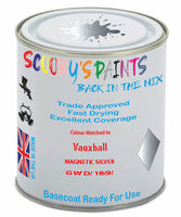 Paint Mixed Vauxhall Astra Magnetic Silver 161V/189/Gwd Basecoat Car Spray Paint