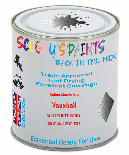 Paint Mixed Vauxhall Agila Meteorite Grey Gca/Zcd Basecoat Car Spray Paint