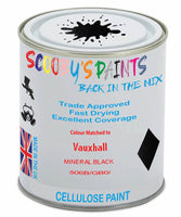 Paint Mixed Vauxhall Karl Mineral Black 506B/Gb0 Cellulose Car Spray Paint