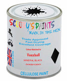 Paint Mixed Vauxhall Mokka X Mineral Black 506B/Gb0 Cellulose Car Spray Paint