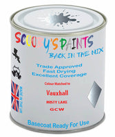 Paint Mixed Vauxhall Astra Misty Lake Gcw Basecoat Car Spray Paint