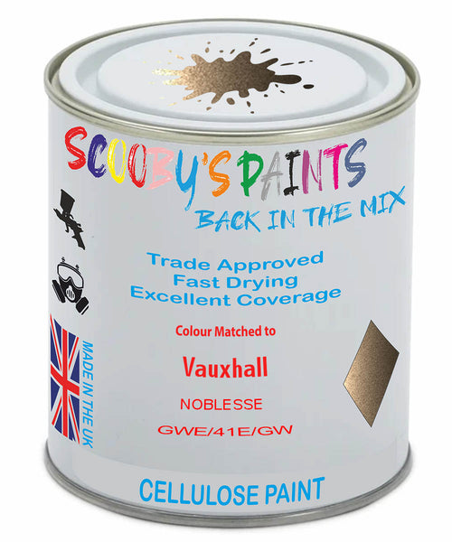 Paint Mixed Vauxhall Zafira Noblesse 162V/41E/Gwe Cellulose Car Spray Paint