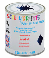 Paint Mixed Vauxhall Adam Ocean Blue 22T/Gyg Cellulose Car Spray Paint