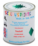 Paint Mixed Vauxhall Vivaro Ocean Green 396/39U/D92 Basecoat Car Spray Paint